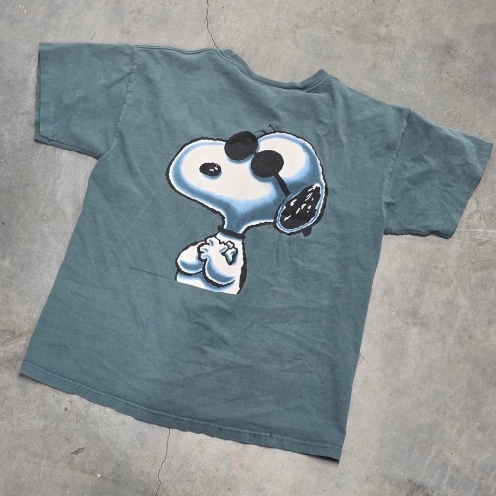 Vintage 90s Joe Cool Snoopwear Snoopy tee Changes shadow tee size medium